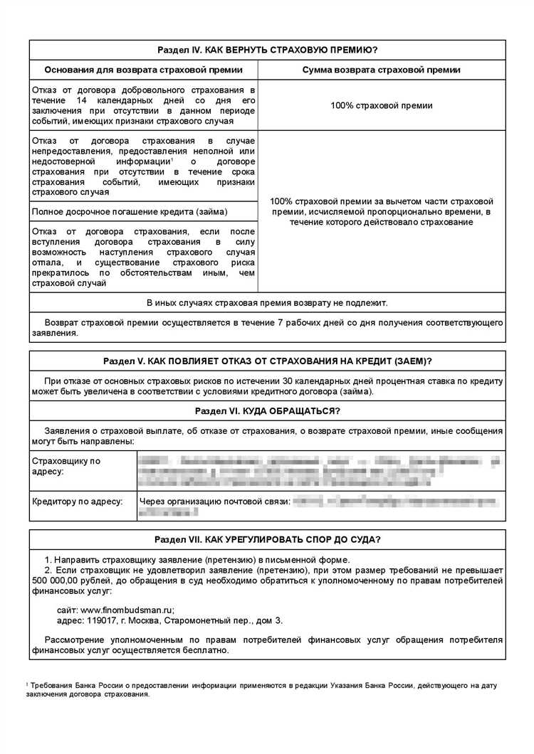 Правила получения страховой выплаты
